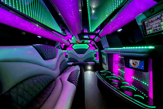 Houston limousine wet bar