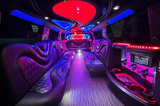 20-passenger stretch limousines