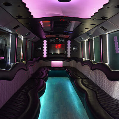 dance pole on bus
