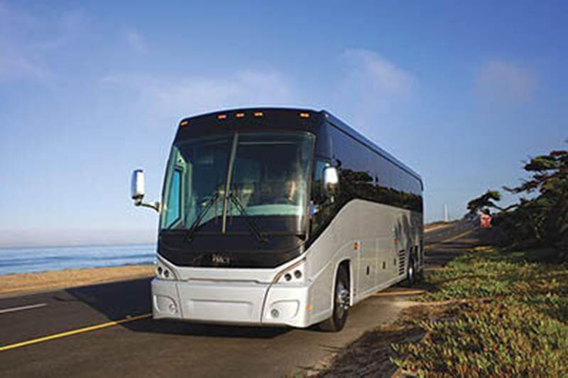 56-passenger bus group transportation