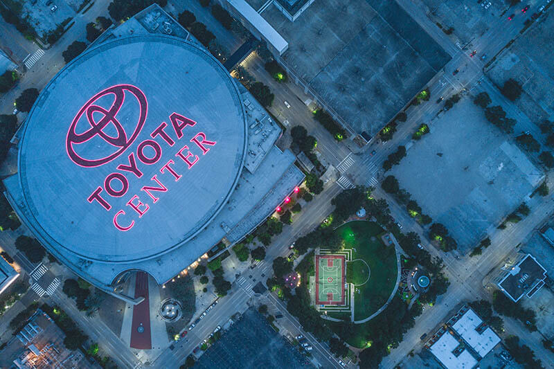 Toyota center original text contribute